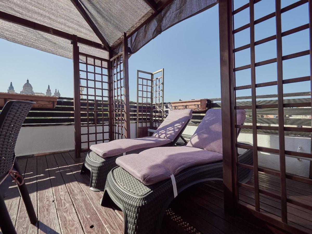 Apartmán Unique Cozy Scenic Penthouse Barcelona Exteriér fotografie